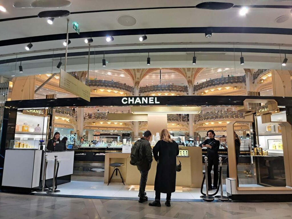 Chanel At Galeries Lafayette Paris Haussmann