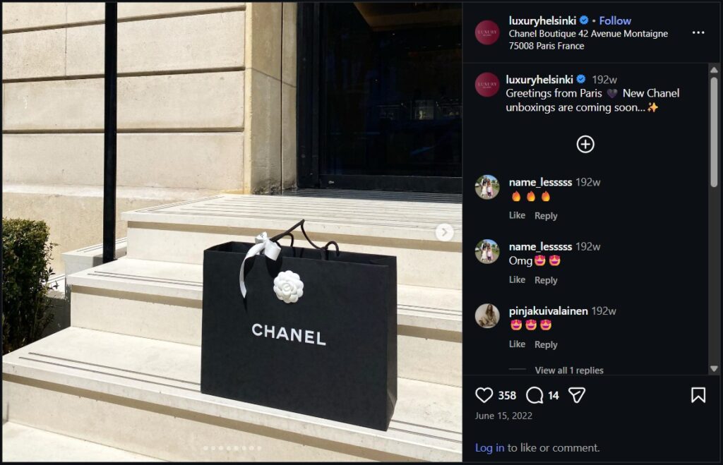 Chanel – 42 Avenue Montaigne (75008) Ig