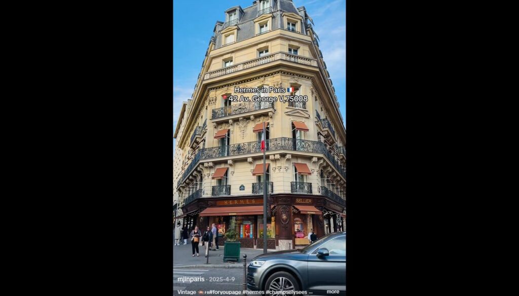 Hermès Paris George V Tiktok