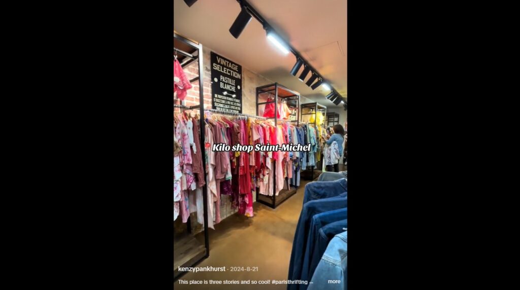 Kilo Shop Paris Saint Michel Tiktok