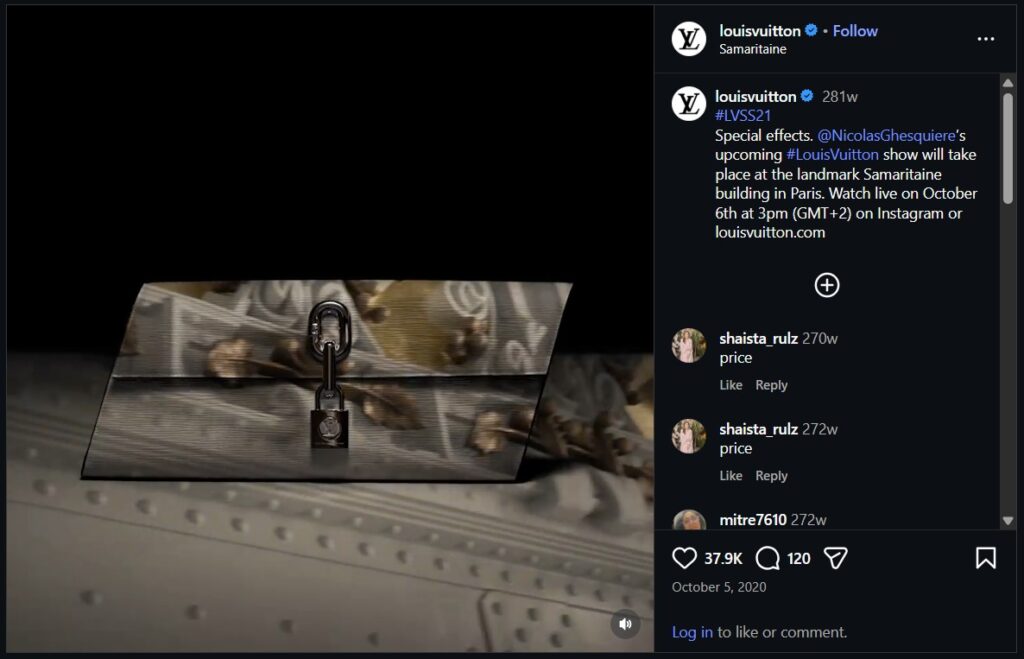 Louis Vuitton La Samaritaine Ig