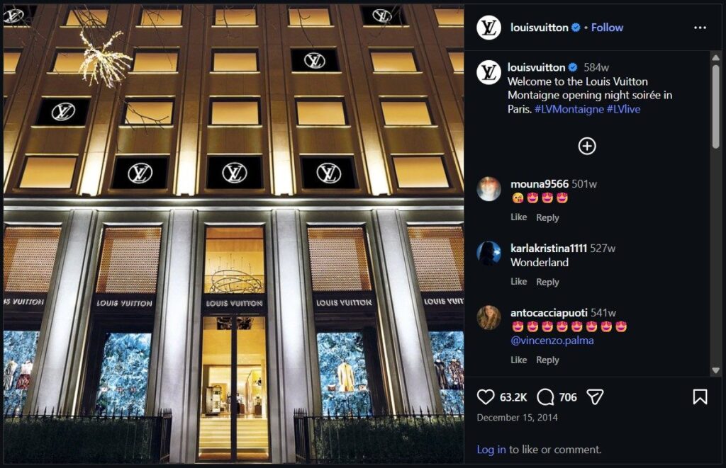 Louis Vuitton Paris Montaigne Ig