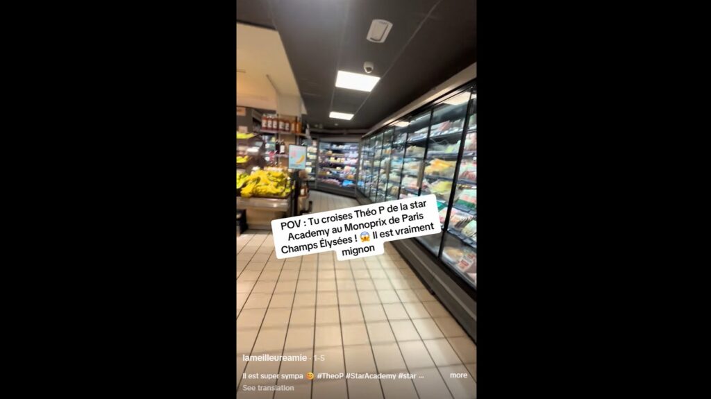 Monoprix Champs‑Élysées Tiktok