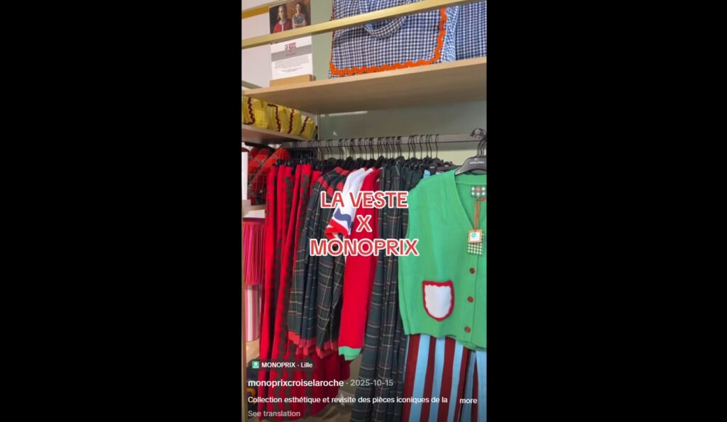 Monoprix Croisé Laroche Tiktok