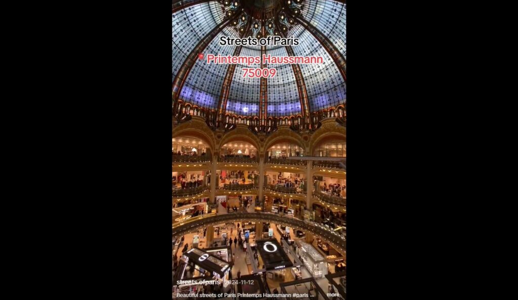 Printemps Haussmann Tiktok