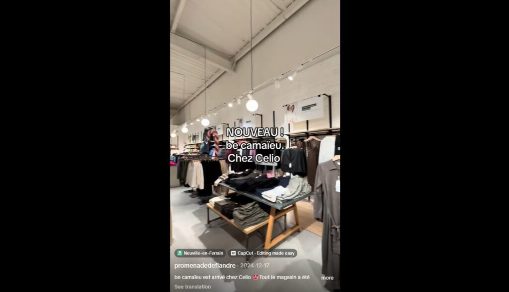 Celio Be Camaïeu – Lille Tiktok