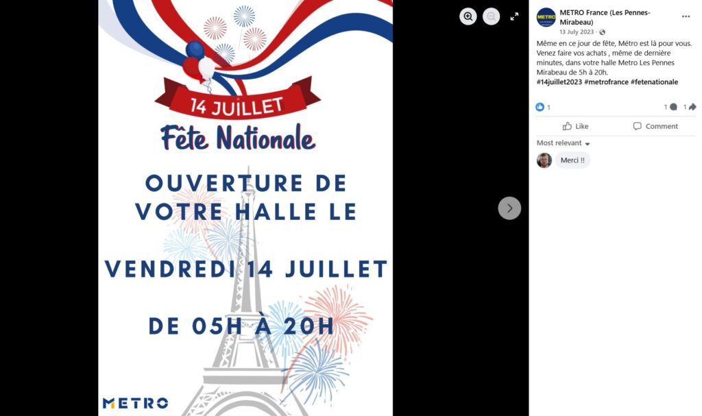 Metro Marseille (les Pennes) Facebook