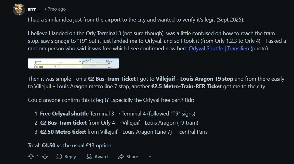 Paris City Center From Orly Airport (ory) Reddit2