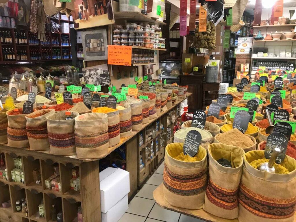 Spices Selection At Saladin Épices Du Monde