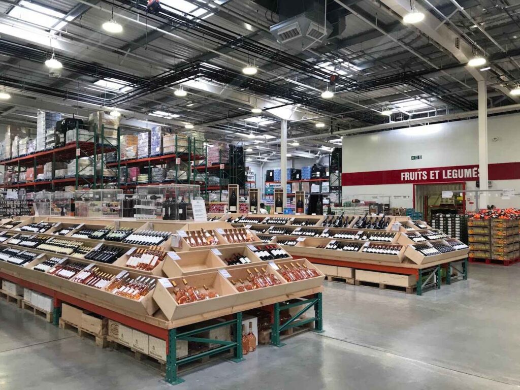 Costco Villebon Sur Yvette Bottle Stocks