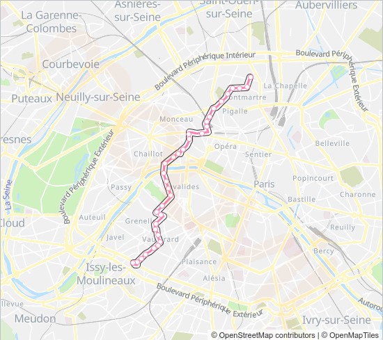 Bus Route 80 (mairie Du 18e – Jules Joffrin To Porte De Versailles)