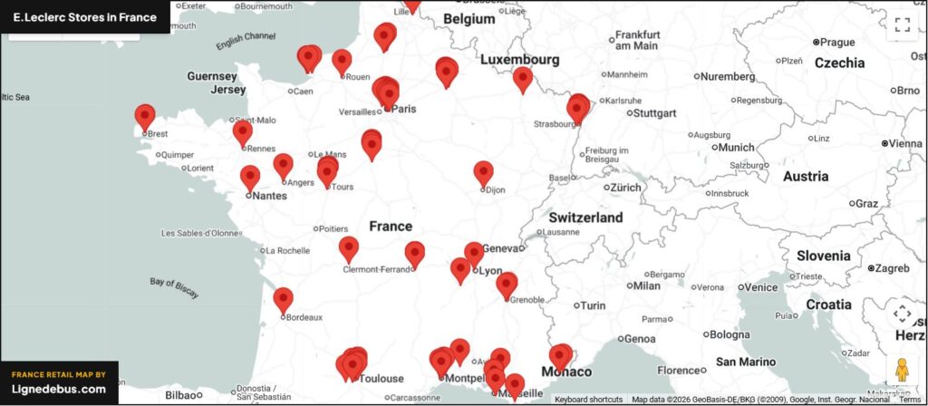 Magasins E.leclerc En France