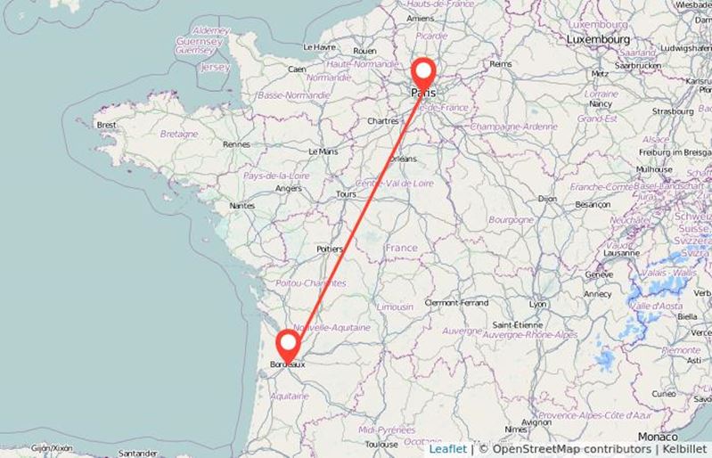 Paris To Bordeaux