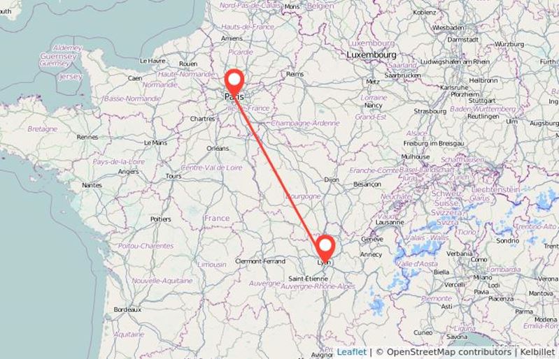 Paris To Lyon
