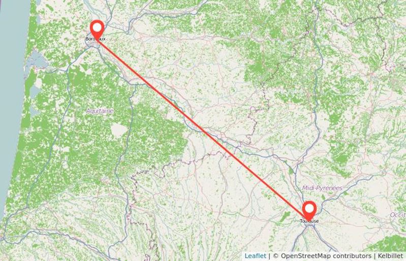 Toulouse To Bordeaux