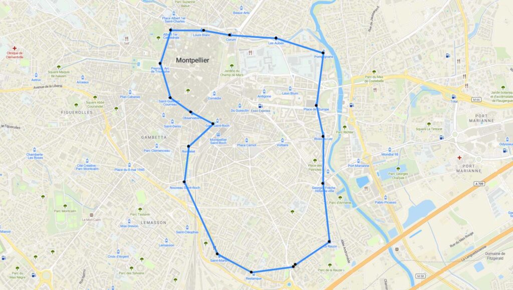 Tram Line 4 Maps (garcia Lorca)