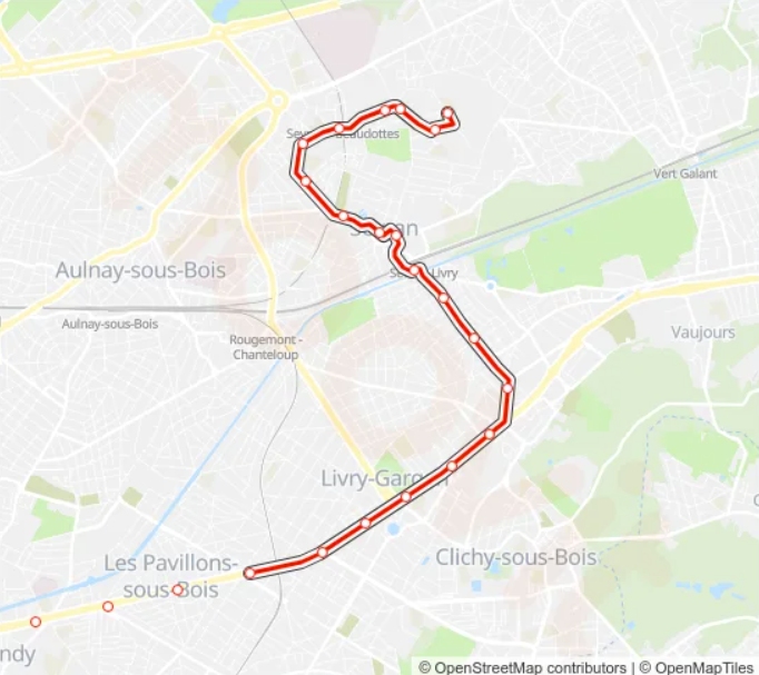 Bus Route 147 (sevran – Avenue Ronsard To Église De Pantin)