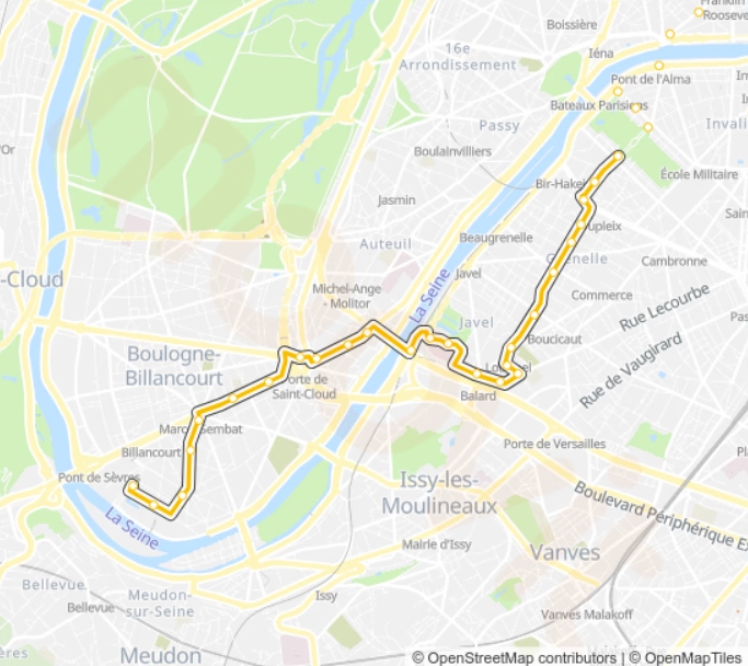 Bus Route 42 (ligne Cours De L'ile Seguin)