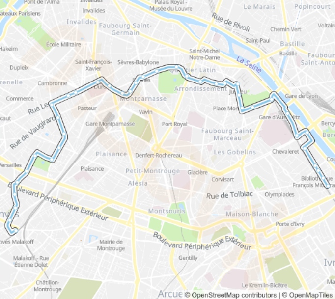 Bus Route 89 (ligne Gare De Vanves To Malakoff)