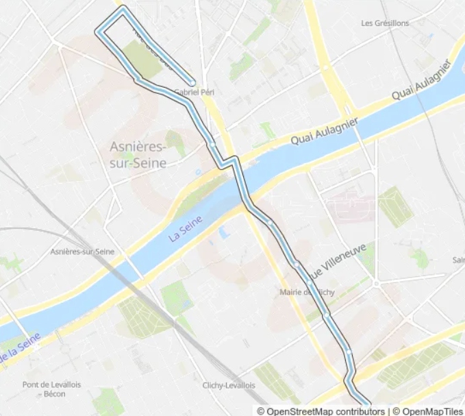 Bus Route 54 (gabriel Péri – Métro To Porte D’aubervilliers)