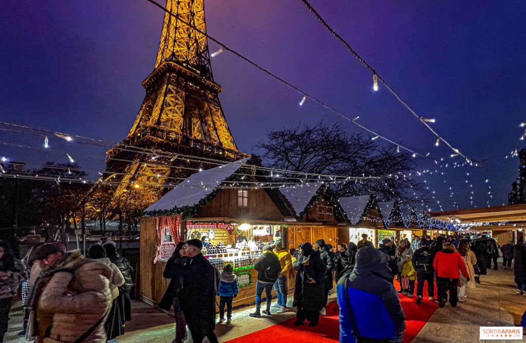 Eiffel Tower Christmas Village