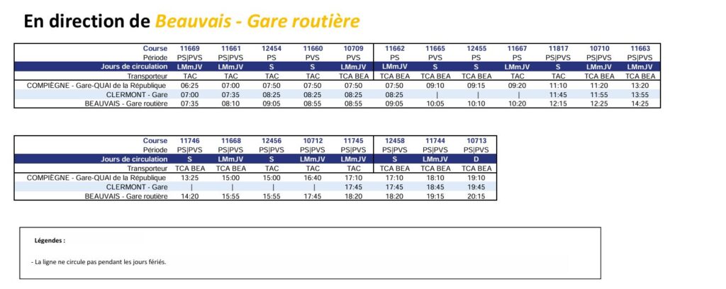 Bus Ligne 602 Beauvais – Compiègne Routière 2
