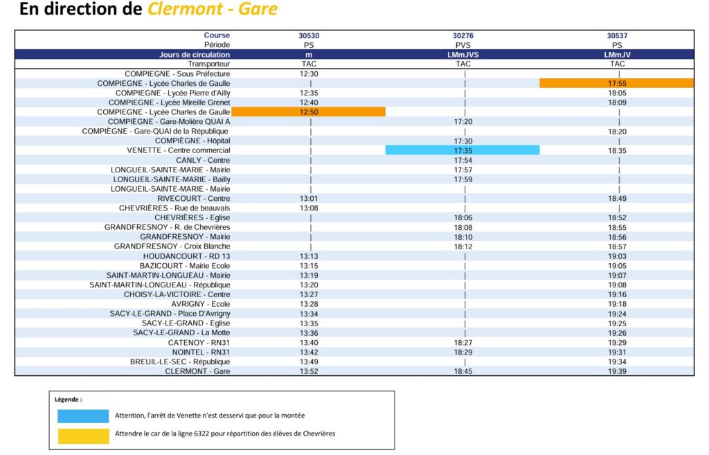 Bus Ligne 660 Clermont – Compiègne Routière 2