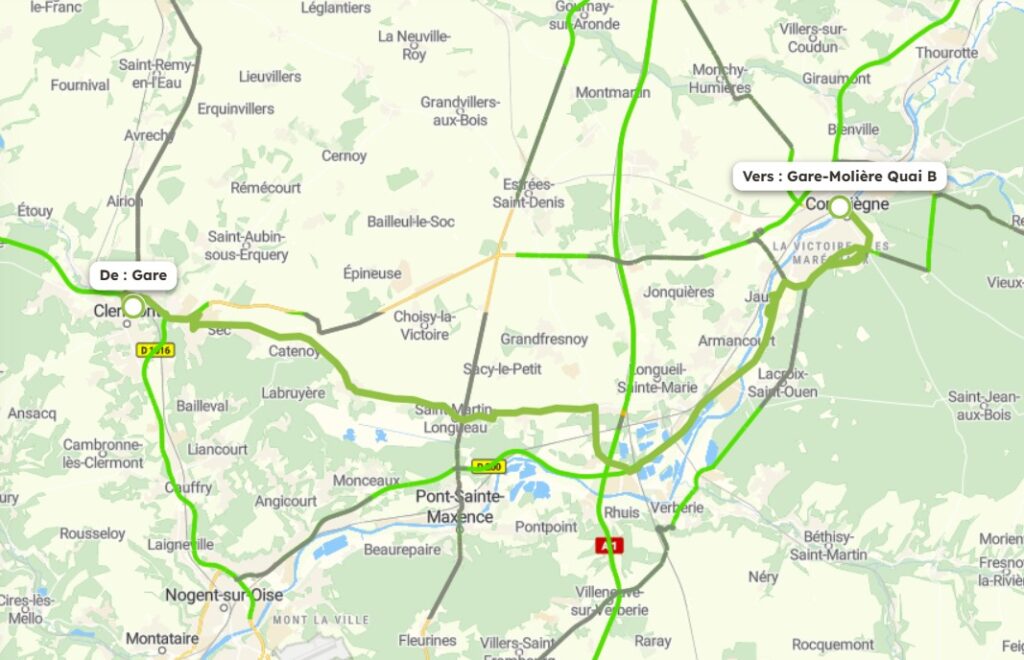 Bus Route 660 (clermont To Compiègne)