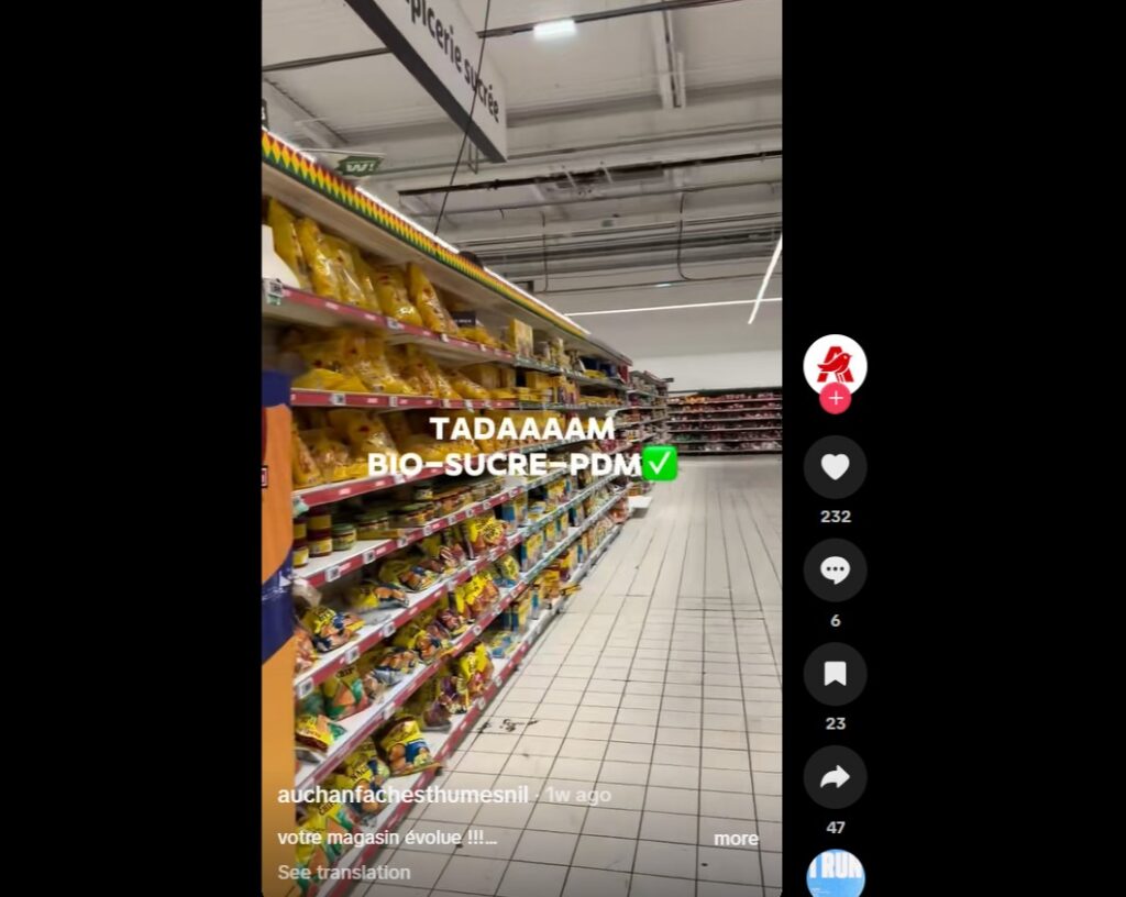 Auchan Hypermarché Faches Thumesnil Tiktok