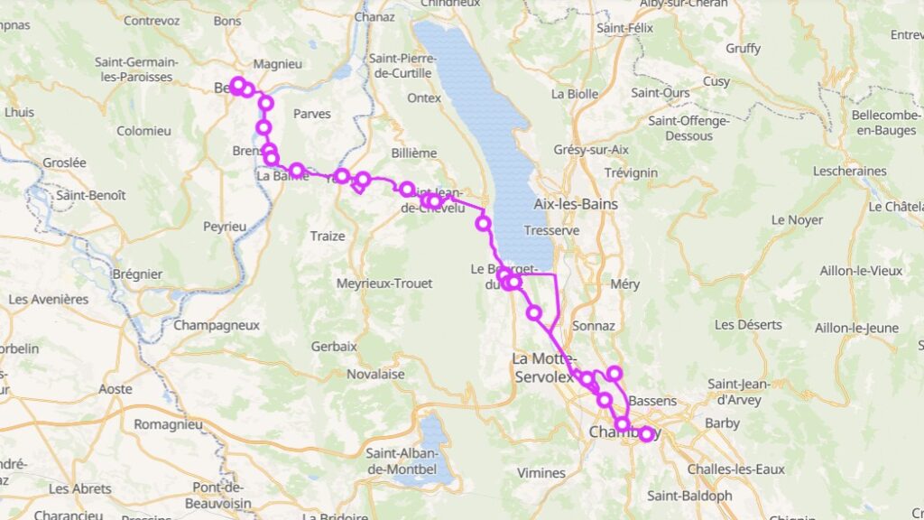 Bus Ligne A73 (belley à Chambéry)