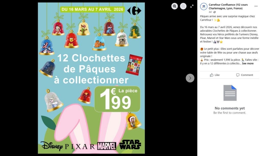 Carrefour Lyon Confluence Facebook