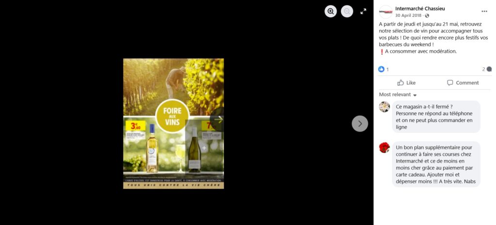 Intermarché Super Chassieu Facebook