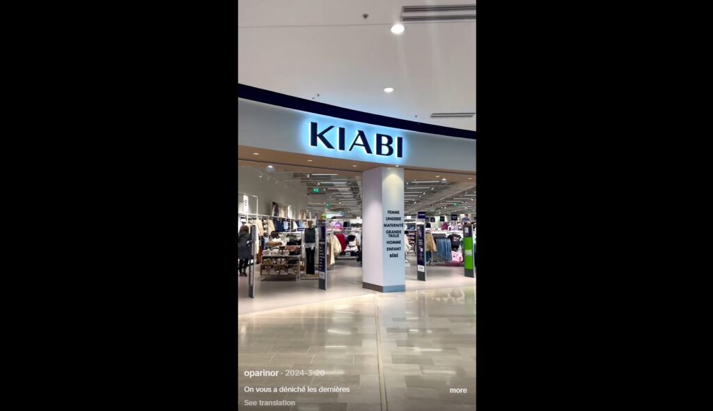 Kiabi Aulnay Sous Bois Tiktok