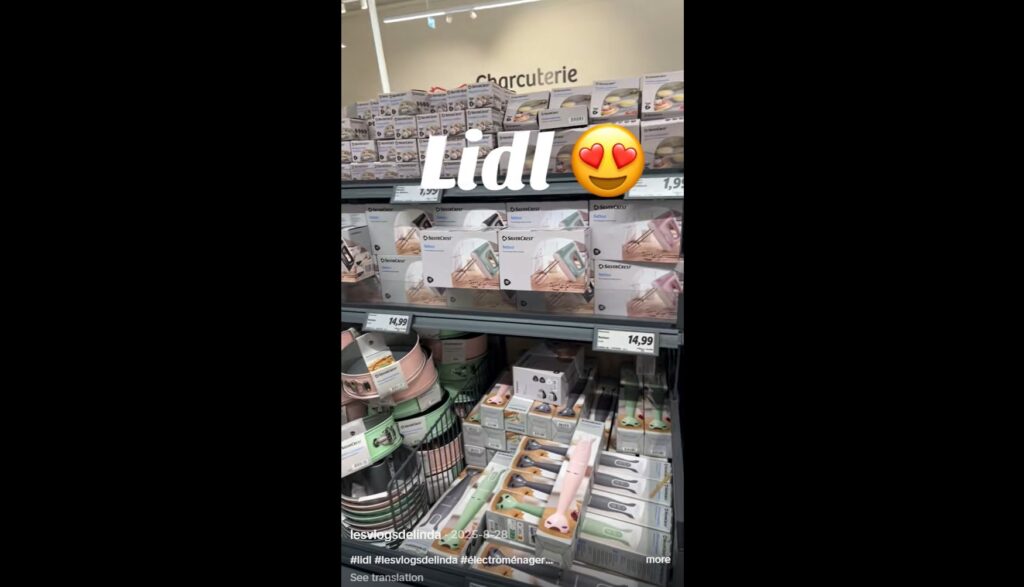 Lidl Villetaneuse Tiktok