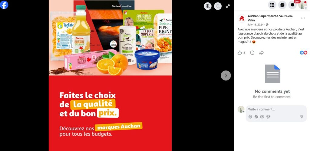 Auchan Supermarché Vaulx En Velin Fb