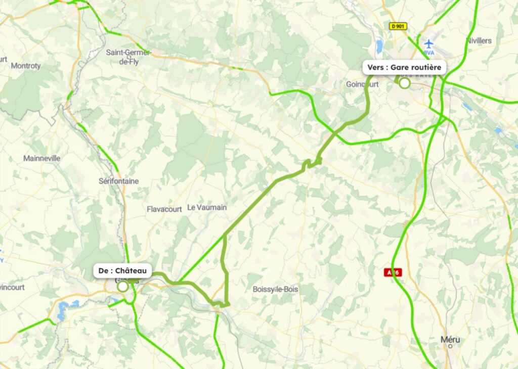 Bus Ligne 607 (gisors à Beauvais)