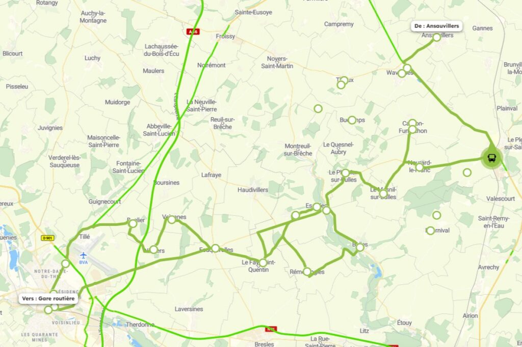 Bus Route 613 (saint Just En Chaussée To Beauvais)