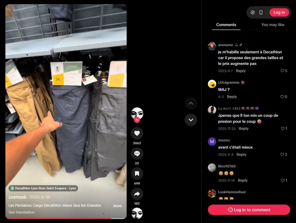 Decathlon Lyon Bron Saint Exupery Tiktok