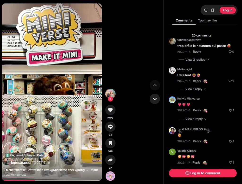 En Cherchant Le Coffret Bien être @miniverse Chez @king Jouet J'ai Cru Voir Le King Passer