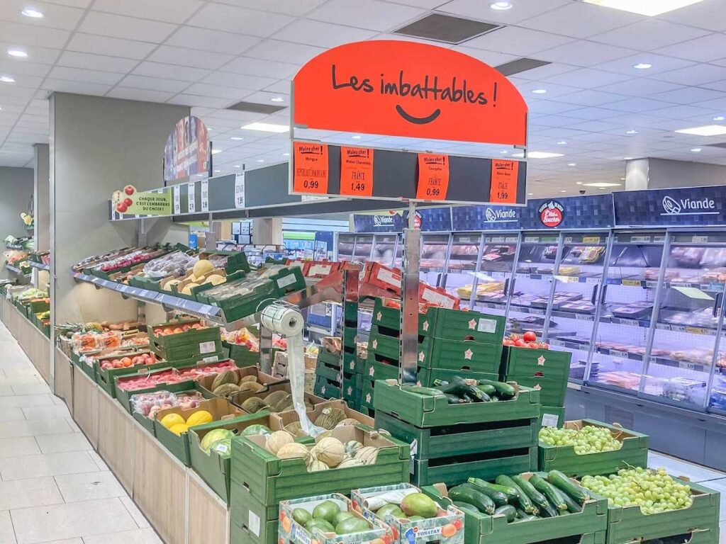 Fresh Veggies At Lidl Guillotière (citroën Garage)