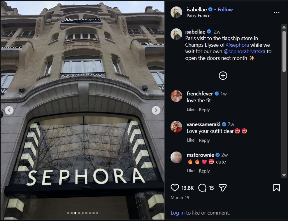 Sephora Champs Élysées Ig