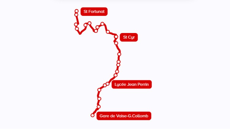 Bus Ligne 20 (gare De Vaise à Saint Cyr)