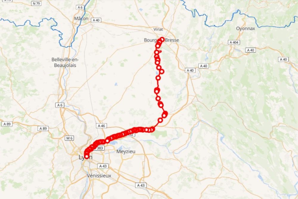 Bus Ligne A32 (lyon à Bourg En Bresse)