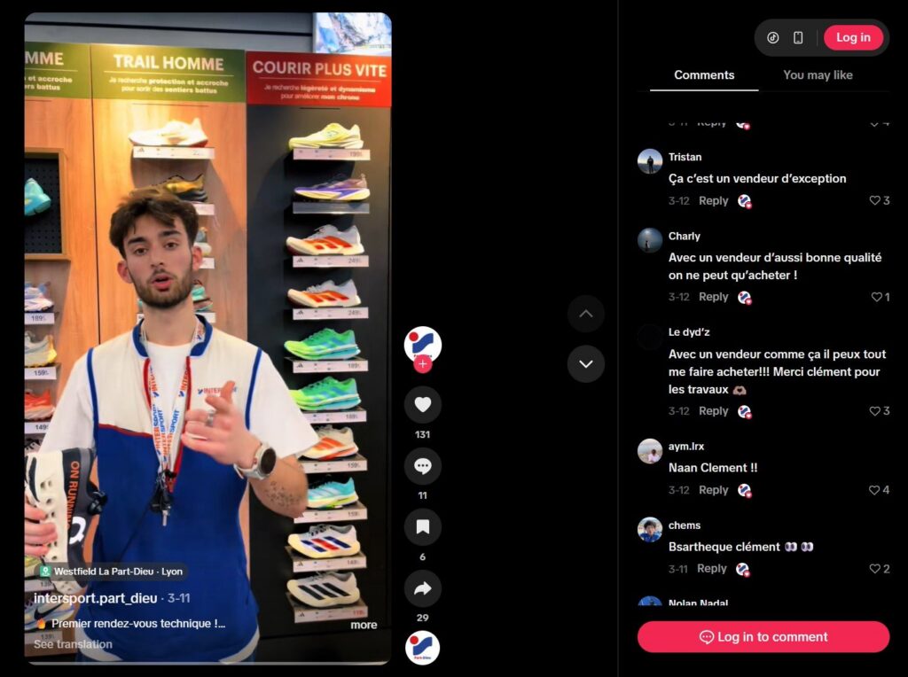 Intersport Lyon Part Dieu Tiktok 2