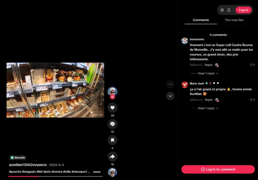 Lidl Marseille Centre Bourse Tiktok