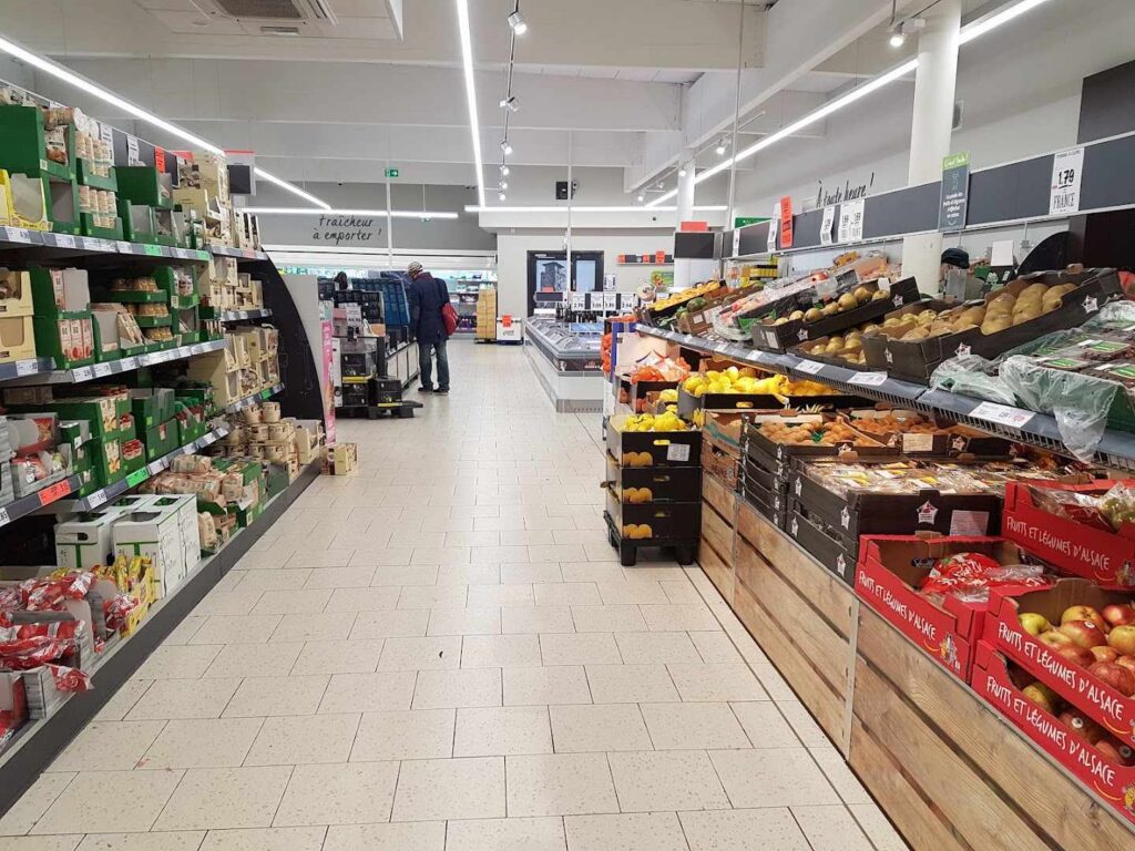 Lidl Strasbourg Robertsau Fruits Aisle