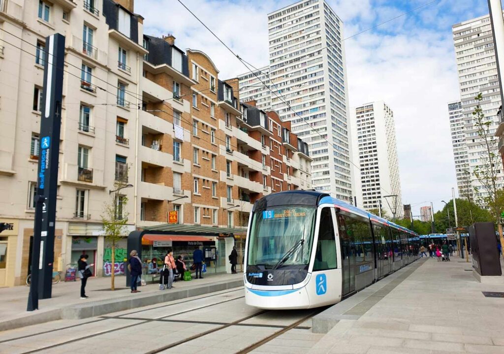 Arrêt De Tramway Porte De Choisy