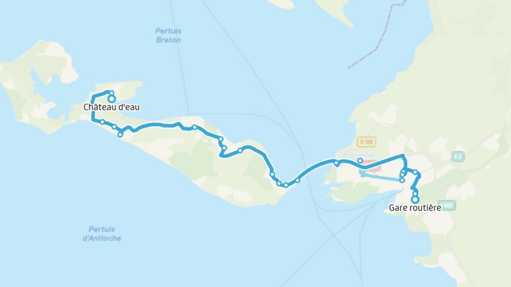 Bus Ligne 152 (loix à La Rochelle)