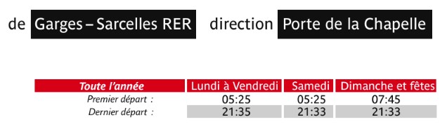 Bus Ligne 252 Gare De Garges–sarcelles – Porte De La Chapelle Routière 1