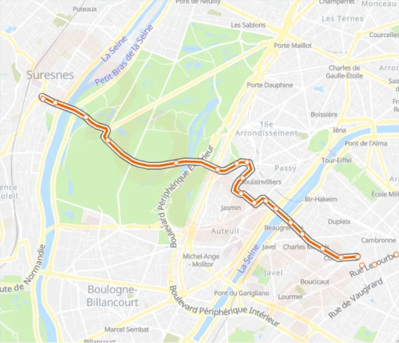 Bus Ligne 70 (suresnes De Gaulle à Hôtel De Ville)